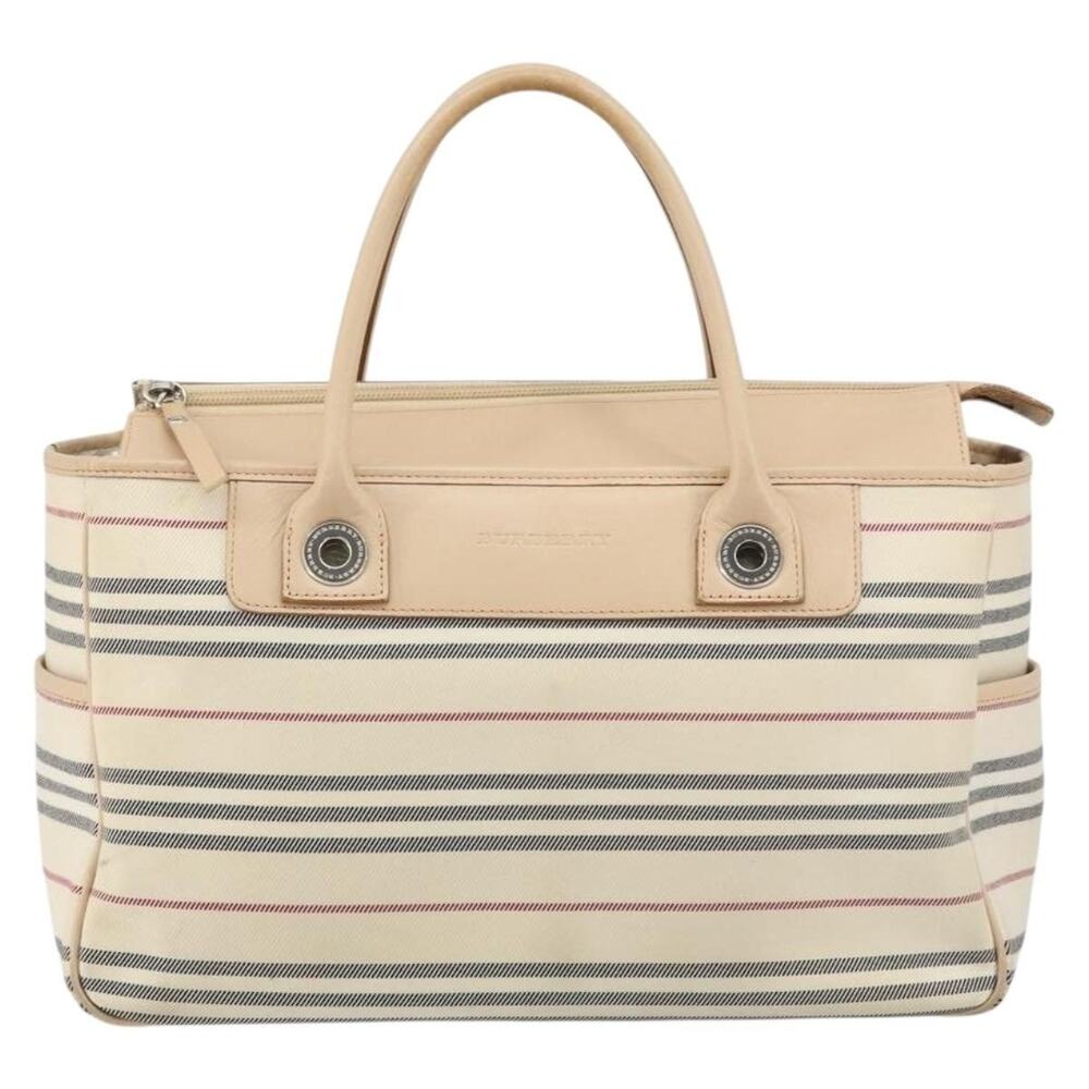 Burberry Tote Bag Ivory White
